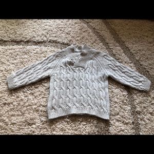 Baby boy cable sweater